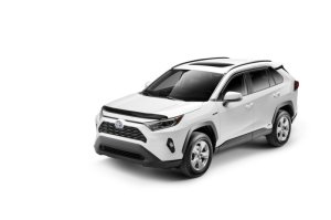 Toyota RAV4 Ventvisor - Husky Liners - Low Profile (4pc) - Smoke with Chrome Trim - `19-`24